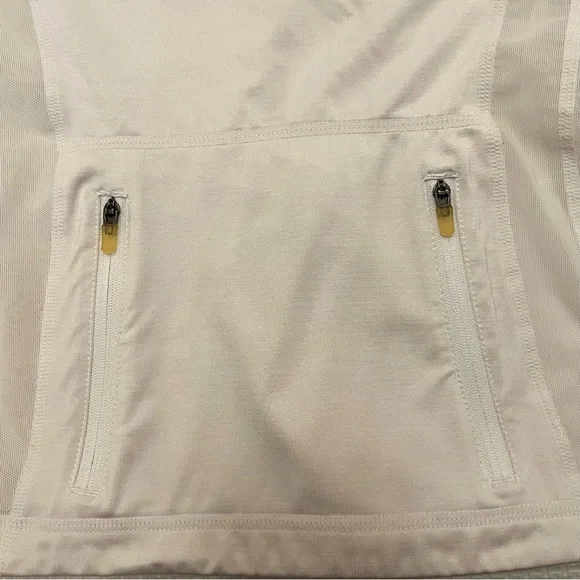 Lululemon Define Jacket White Mesh Panel Zip Up Size 6 - Picture 8 of 13